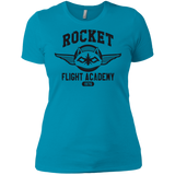 T-Shirts Turquoise / X-Small Rocket Flight Academy Women's Premium T-Shirt