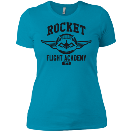 T-Shirts Turquoise / X-Small Rocket Flight Academy Women's Premium T-Shirt