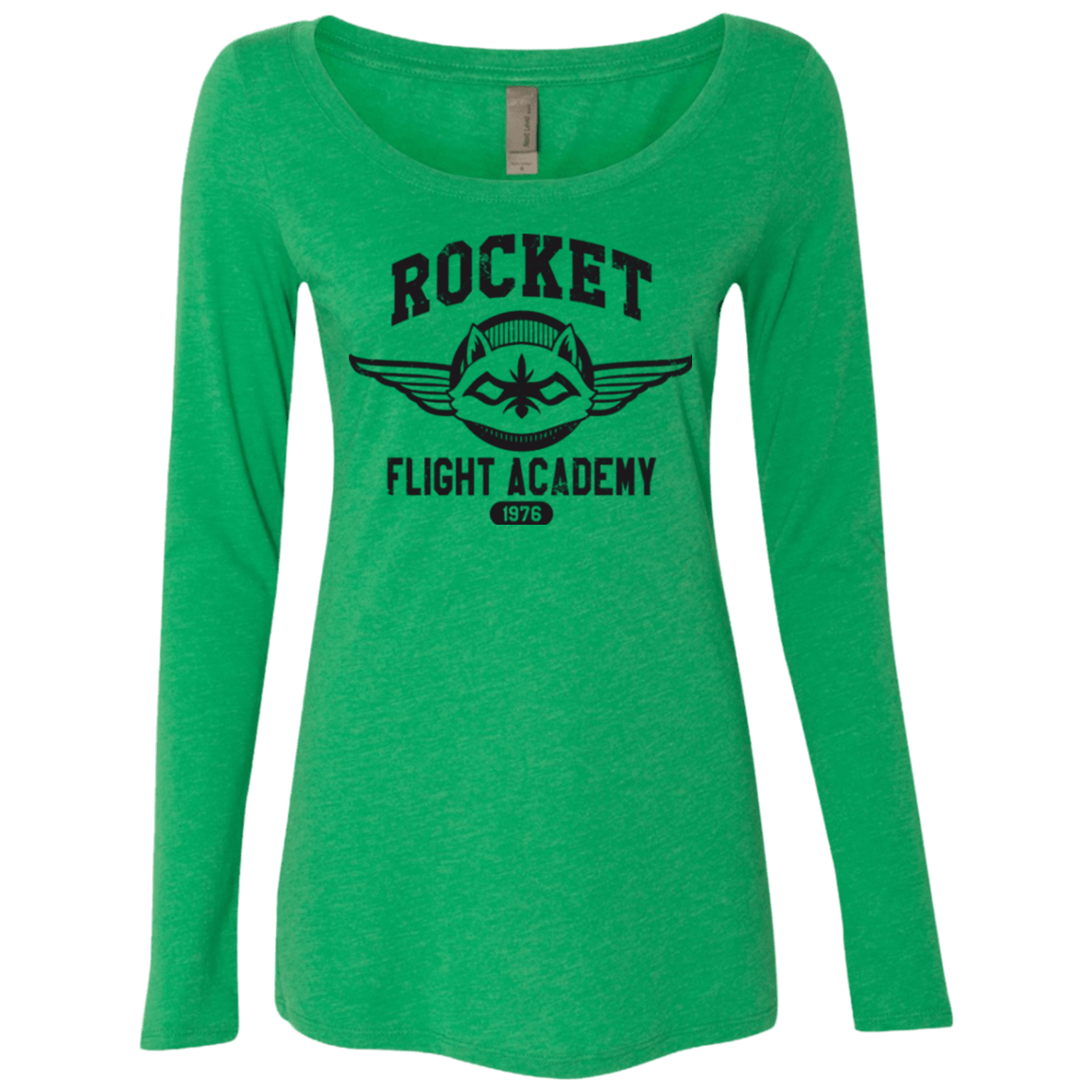 T-Shirts Envy / Small Rocket Flight Academy Women's Triblend Long Sleeve Shirt