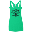 T-Shirts Envy / X-Small Rocket Flight Academy Women's Triblend Racerback Tank
