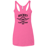 T-Shirts Vintage Pink / X-Small Rocket Flight Academy Women's Triblend Racerback Tank