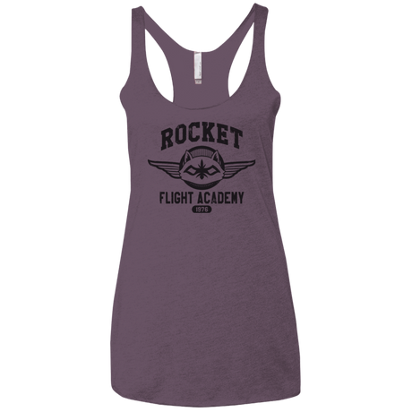 T-Shirts Vintage Purple / X-Small Rocket Flight Academy Women's Triblend Racerback Tank