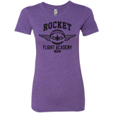 T-Shirts Purple Rush / Small Rocket Flight Academy Women's Triblend T-Shirt