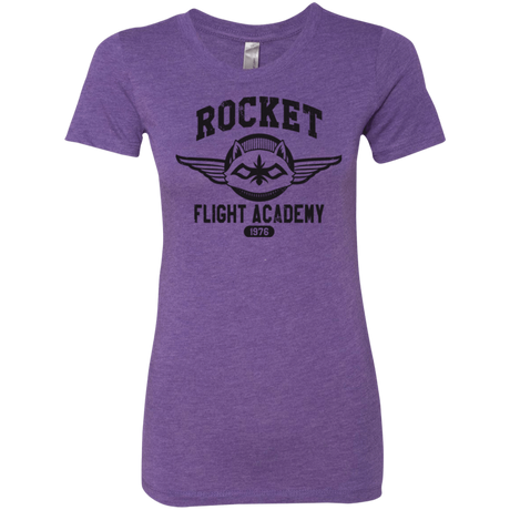 T-Shirts Purple Rush / Small Rocket Flight Academy Women's Triblend T-Shirt