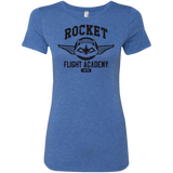 T-Shirts Vintage Royal / Small Rocket Flight Academy Women's Triblend T-Shirt