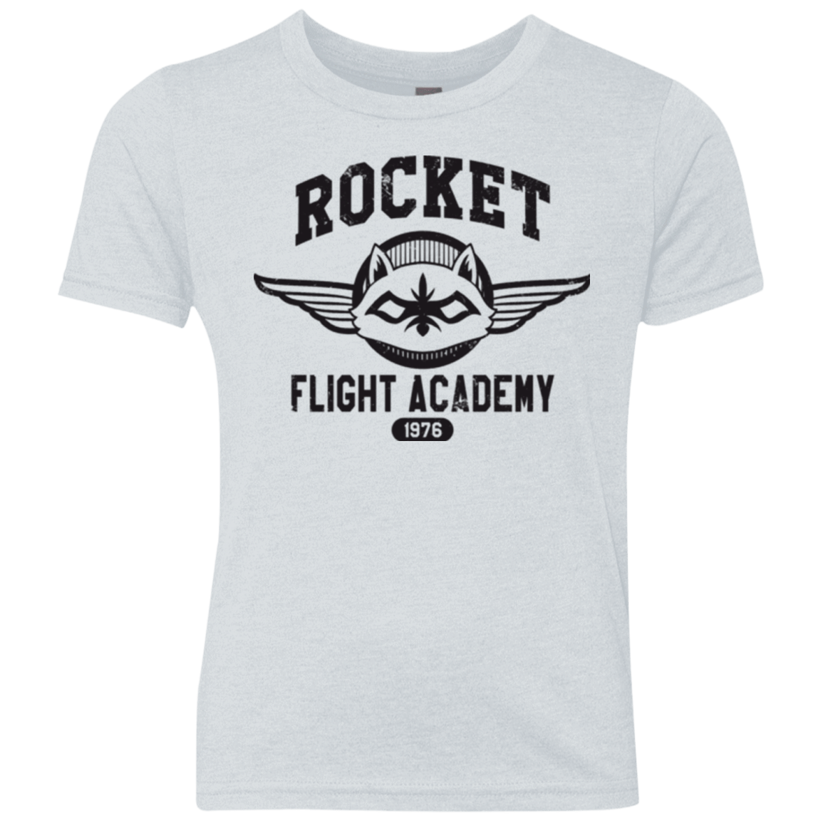 T-Shirts Heather White / YXS Rocket Flight Academy Youth Triblend T-Shirt