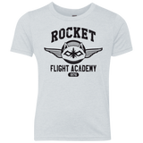 T-Shirts Heather White / YXS Rocket Flight Academy Youth Triblend T-Shirt