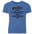 T-Shirts Vintage Royal / YXS Rocket Flight Academy Youth Triblend T-Shirt