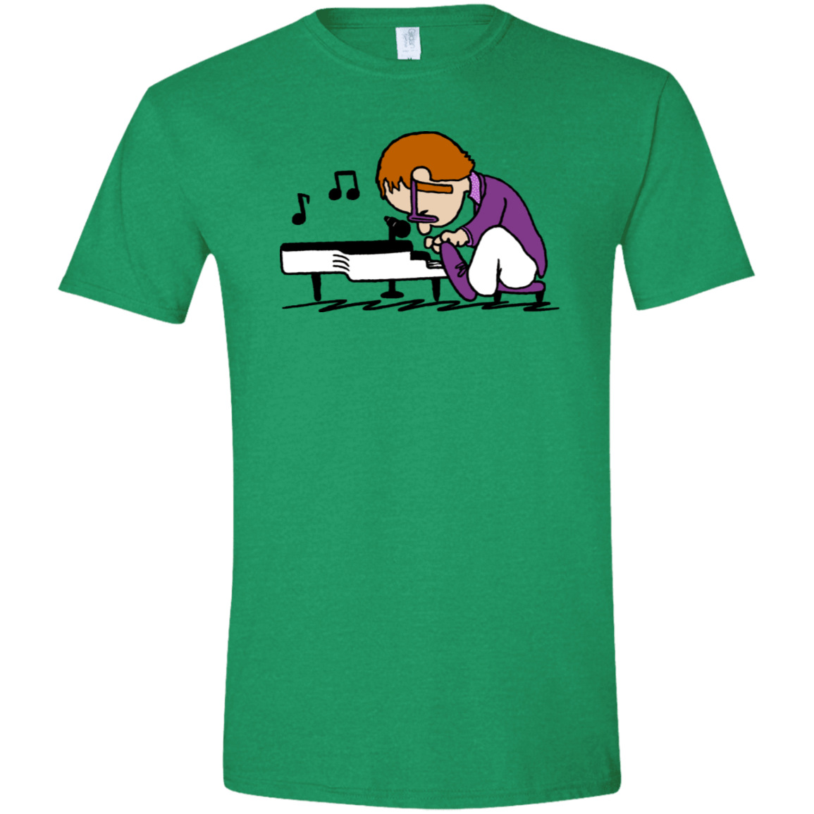 T-Shirts Heather Irish Green / S Rocket Kid Men's Semi-Fitted Softstyle