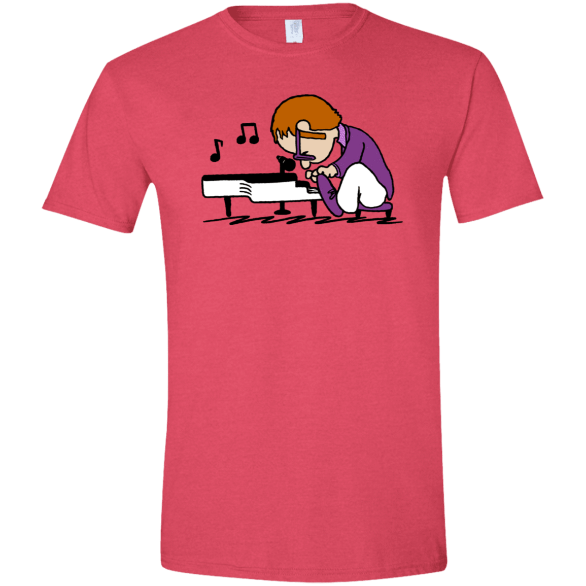 T-Shirts Heather Red / S Rocket Kid Men's Semi-Fitted Softstyle