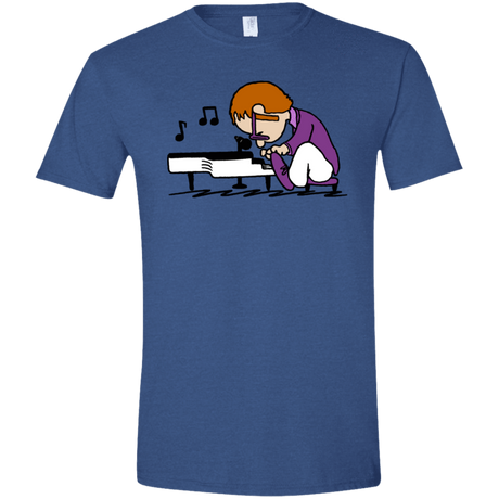 T-Shirts Heather Royal / X-Small Rocket Kid Men's Semi-Fitted Softstyle