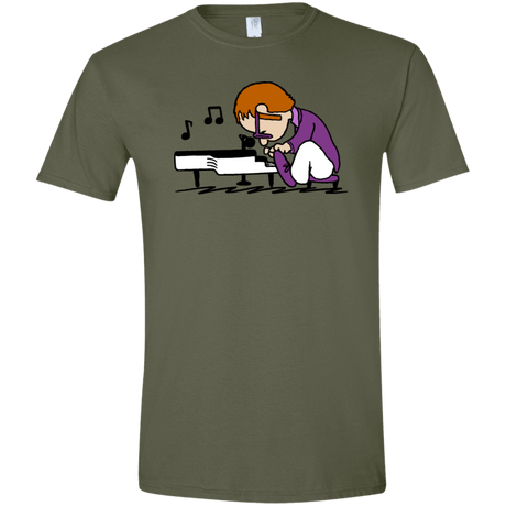 T-Shirts Military Green / S Rocket Kid Men's Semi-Fitted Softstyle