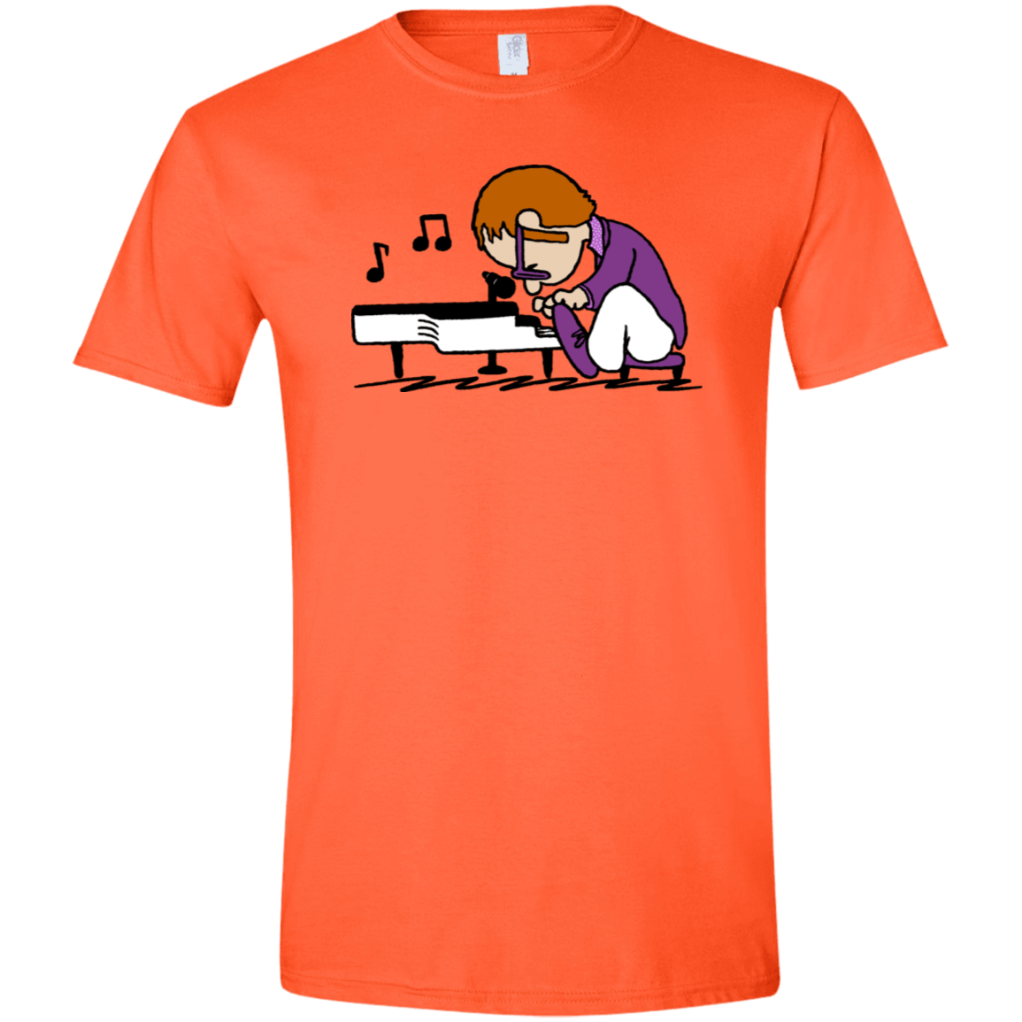 T-Shirts Orange / S Rocket Kid Men's Semi-Fitted Softstyle