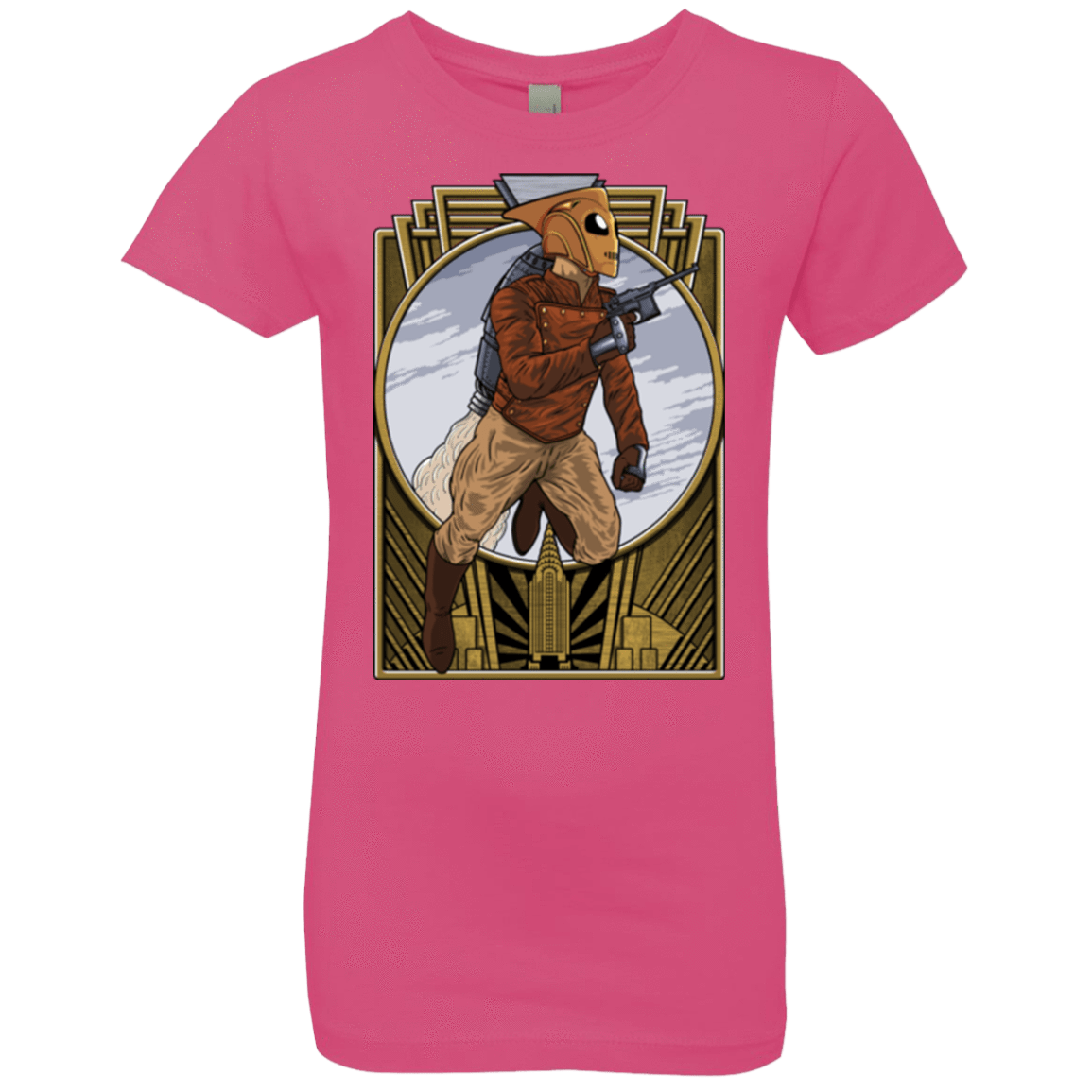 T-Shirts Hot Pink / YXS Rocket Man Girls Premium T-Shirt