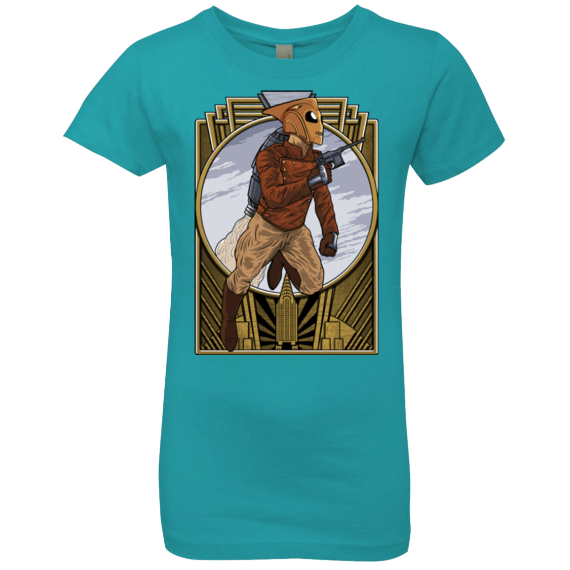 T-Shirts Tahiti Blue / YXS Rocket Man Girls Premium T-Shirt