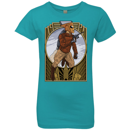 T-Shirts Tahiti Blue / YXS Rocket Man Girls Premium T-Shirt