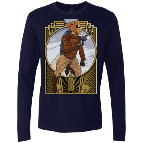 T-Shirts Midnight Navy / Small Rocket Man Men's Premium Long Sleeve