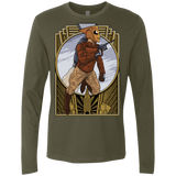 T-Shirts Military Green / Small Rocket Man Men's Premium Long Sleeve