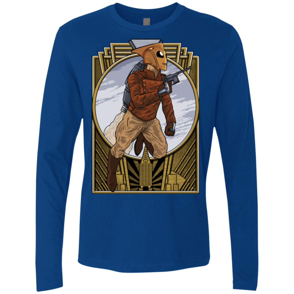 T-Shirts Royal / Small Rocket Man Men's Premium Long Sleeve