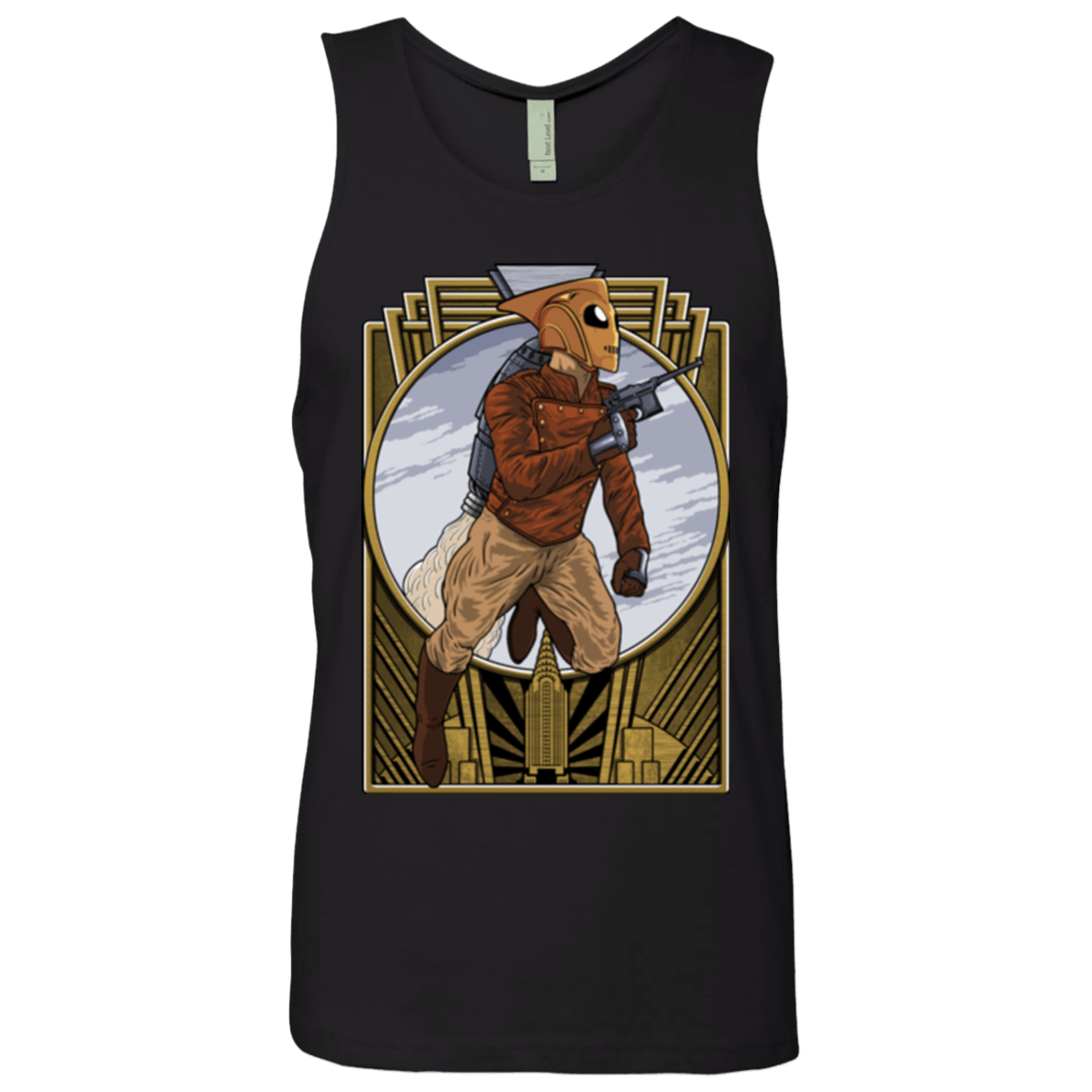 T-Shirts Black / Small Rocket Man Men's Premium Tank Top