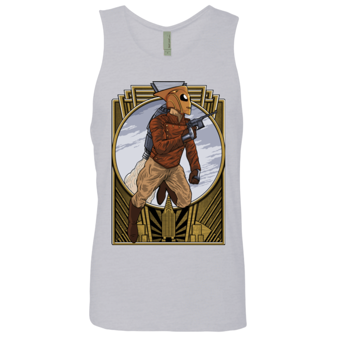 T-Shirts Heather Grey / Small Rocket Man Men's Premium Tank Top