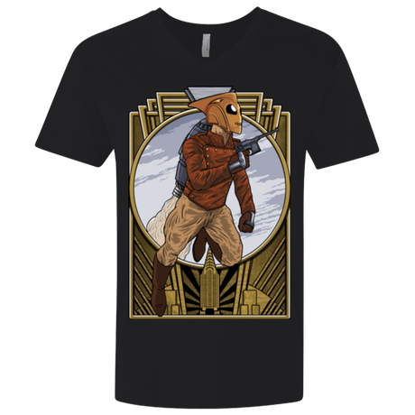 T-Shirts Black / X-Small Rocket Man Men's Premium V-Neck