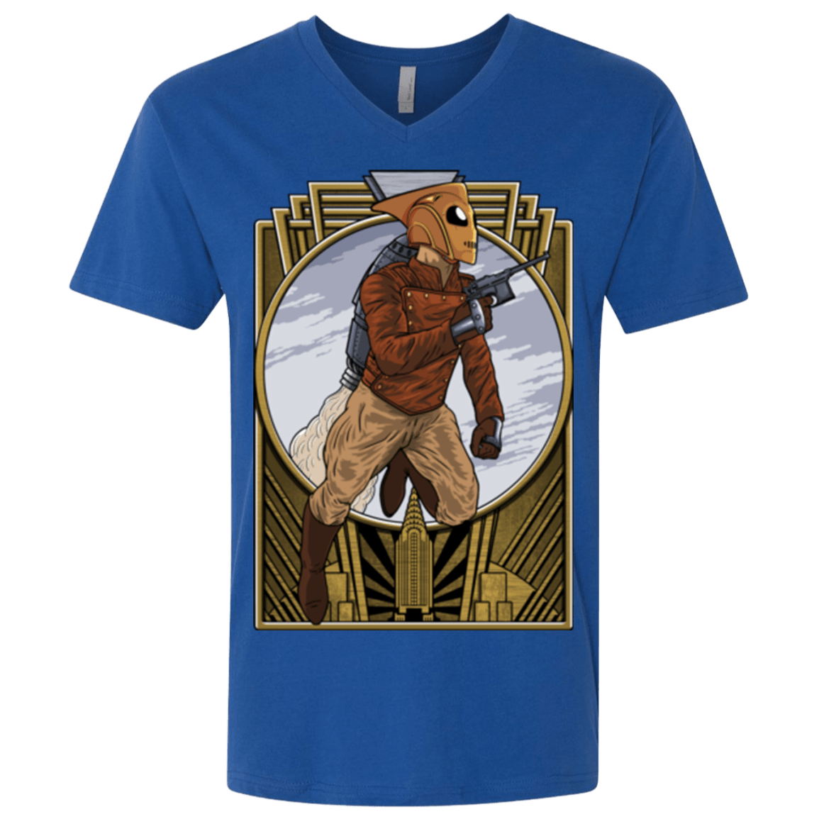 T-Shirts Royal / X-Small Rocket Man Men's Premium V-Neck