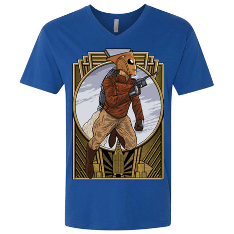 T-Shirts Royal / X-Small Rocket Man Men's Premium V-Neck