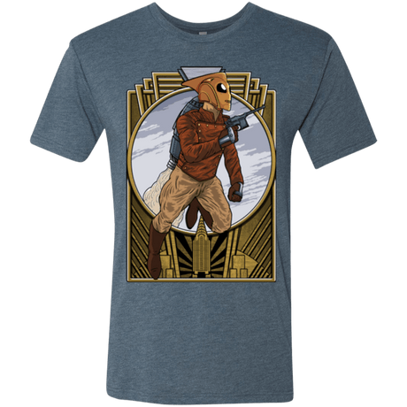 T-Shirts Indigo / Small Rocket Man Men's Triblend T-Shirt