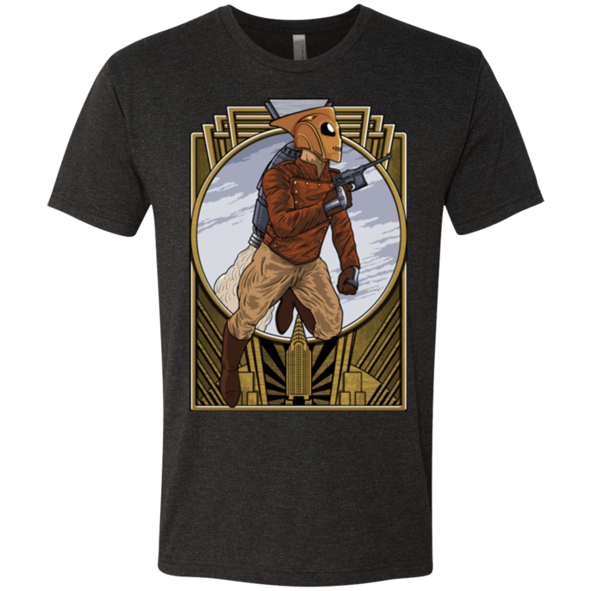 T-Shirts Vintage Black / Small Rocket Man Men's Triblend T-Shirt