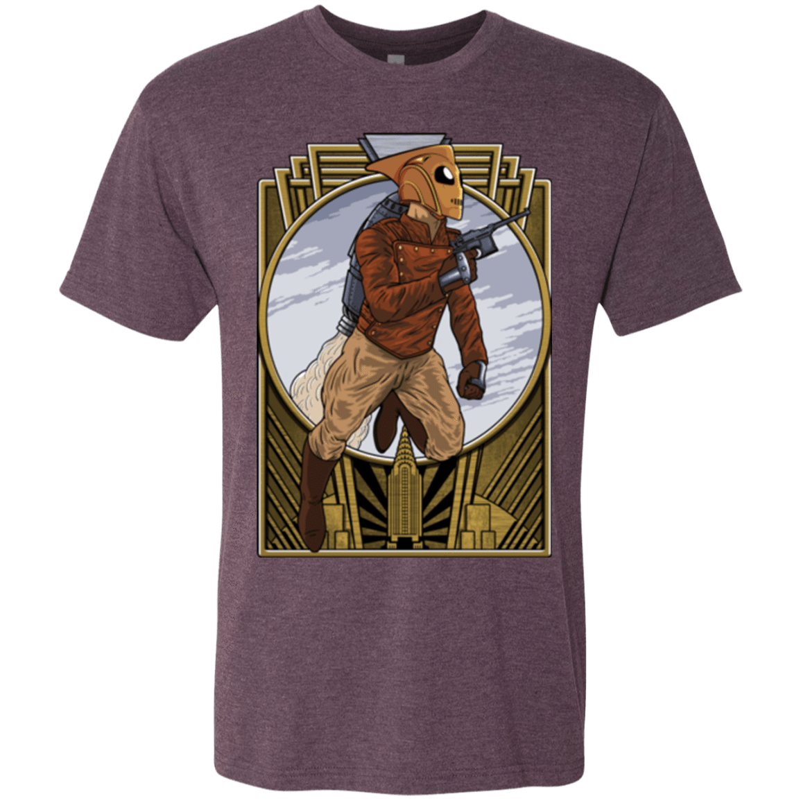 T-Shirts Vintage Purple / Small Rocket Man Men's Triblend T-Shirt