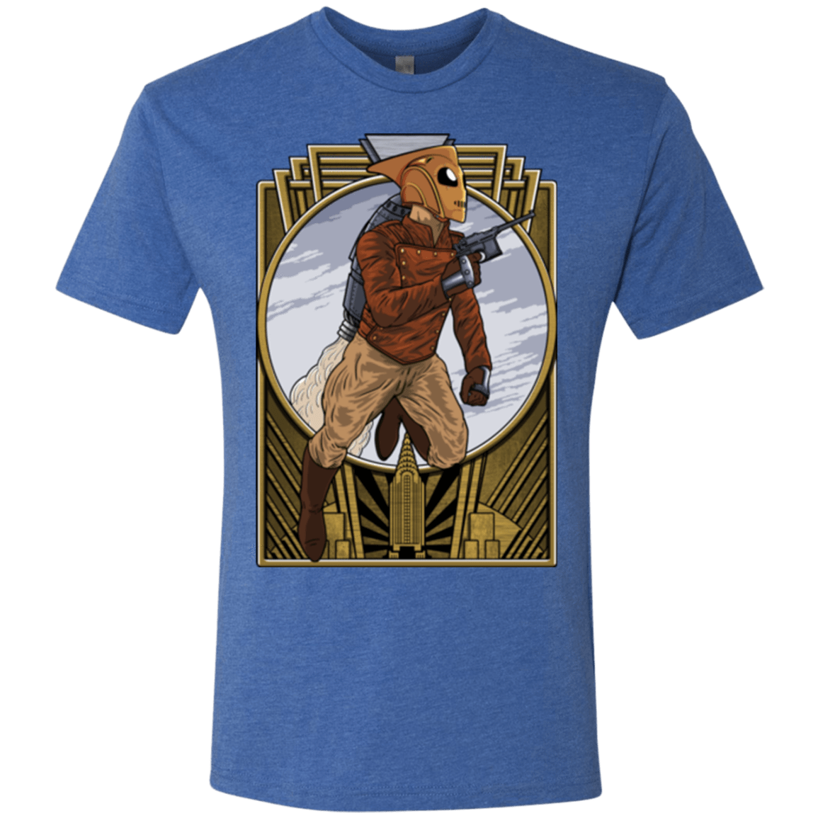 T-Shirts Vintage Royal / Small Rocket Man Men's Triblend T-Shirt