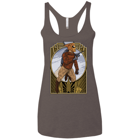 T-Shirts Macchiato / X-Small Rocket Man Women's Triblend Racerback Tank