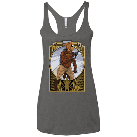 T-Shirts Premium Heather / X-Small Rocket Man Women's Triblend Racerback Tank