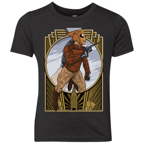 T-Shirts Vintage Black / YXS Rocket Man Youth Triblend T-Shirt