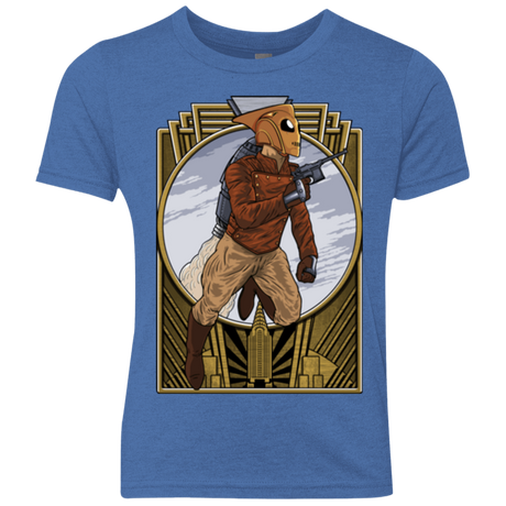 T-Shirts Vintage Royal / YXS Rocket Man Youth Triblend T-Shirt