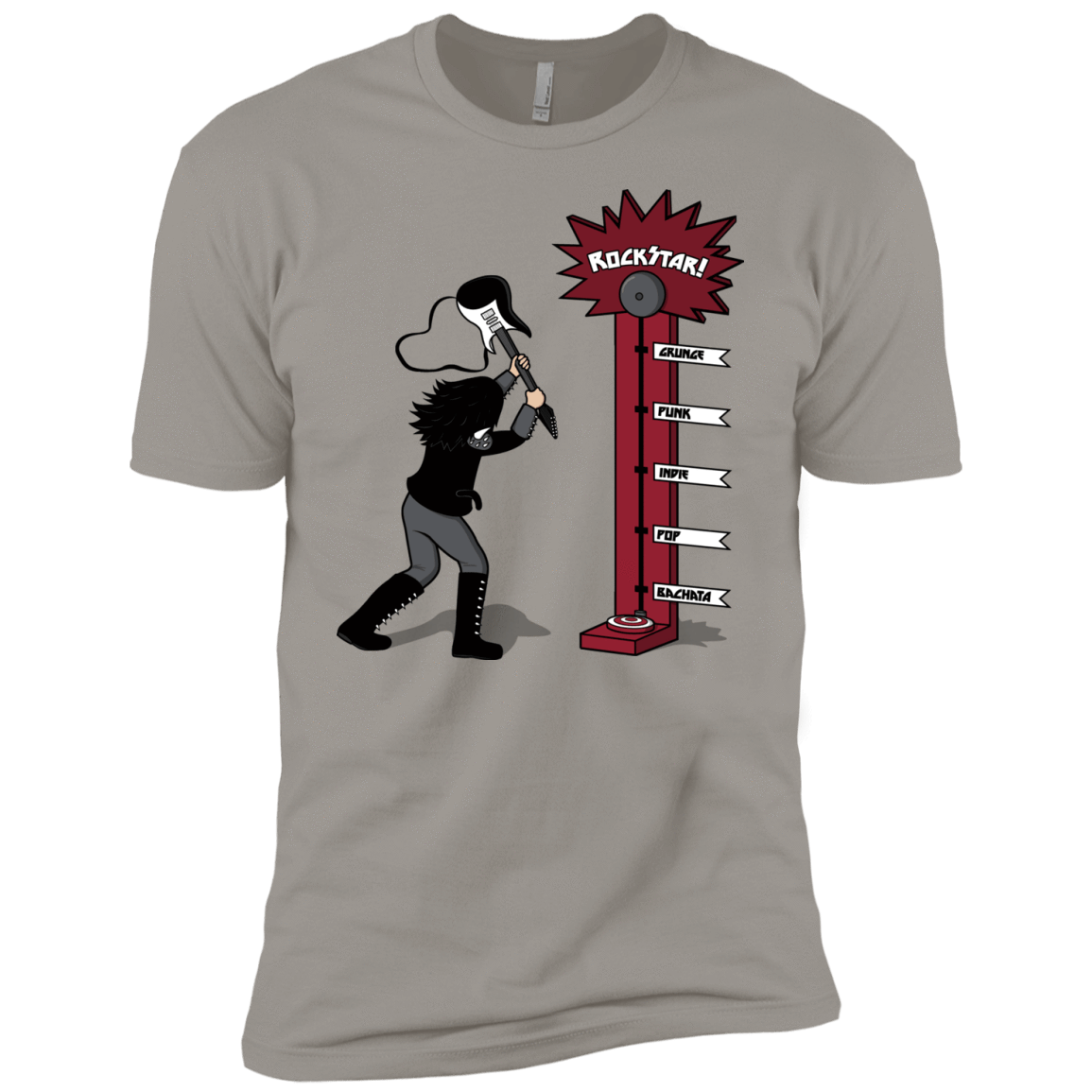 T-Shirts Light Grey / YXS Rockstar Boys Premium T-Shirt