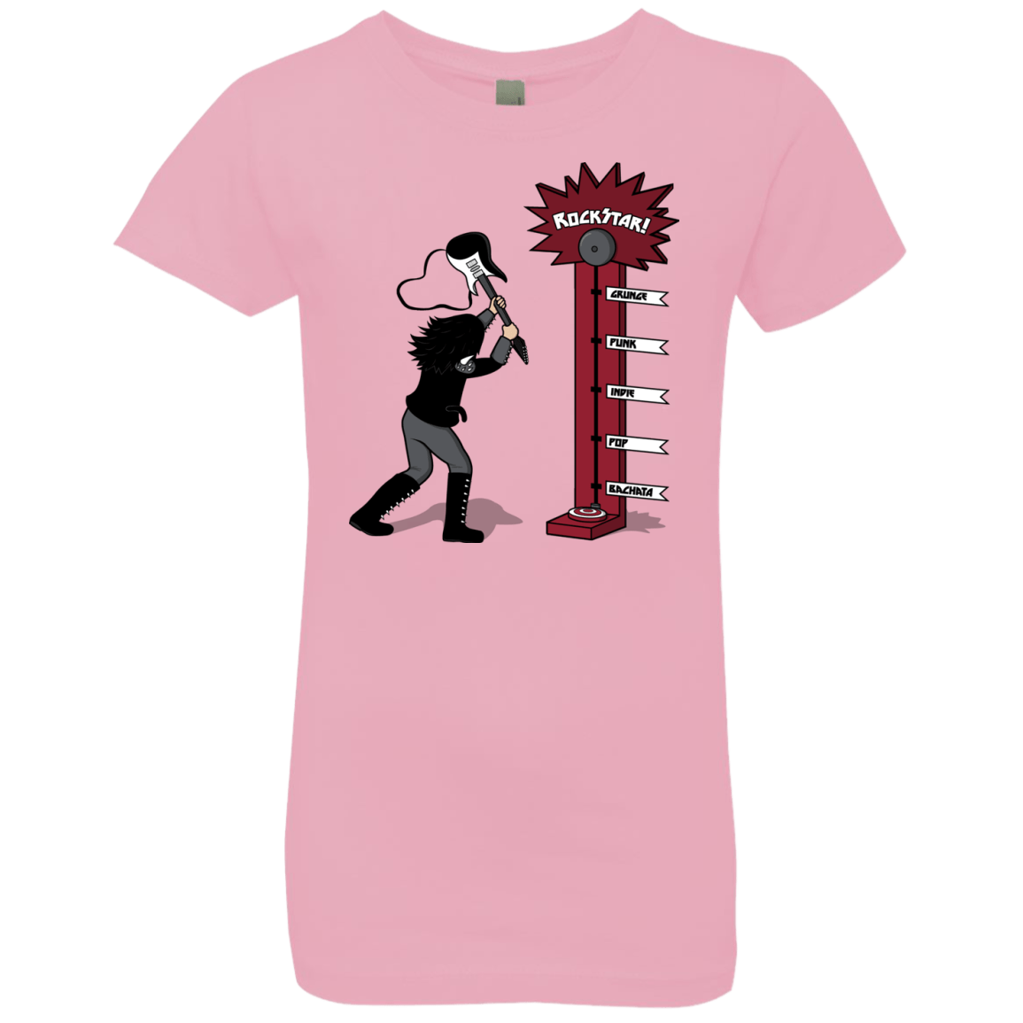 T-Shirts Light Pink / YXS Rockstar Girls Premium T-Shirt