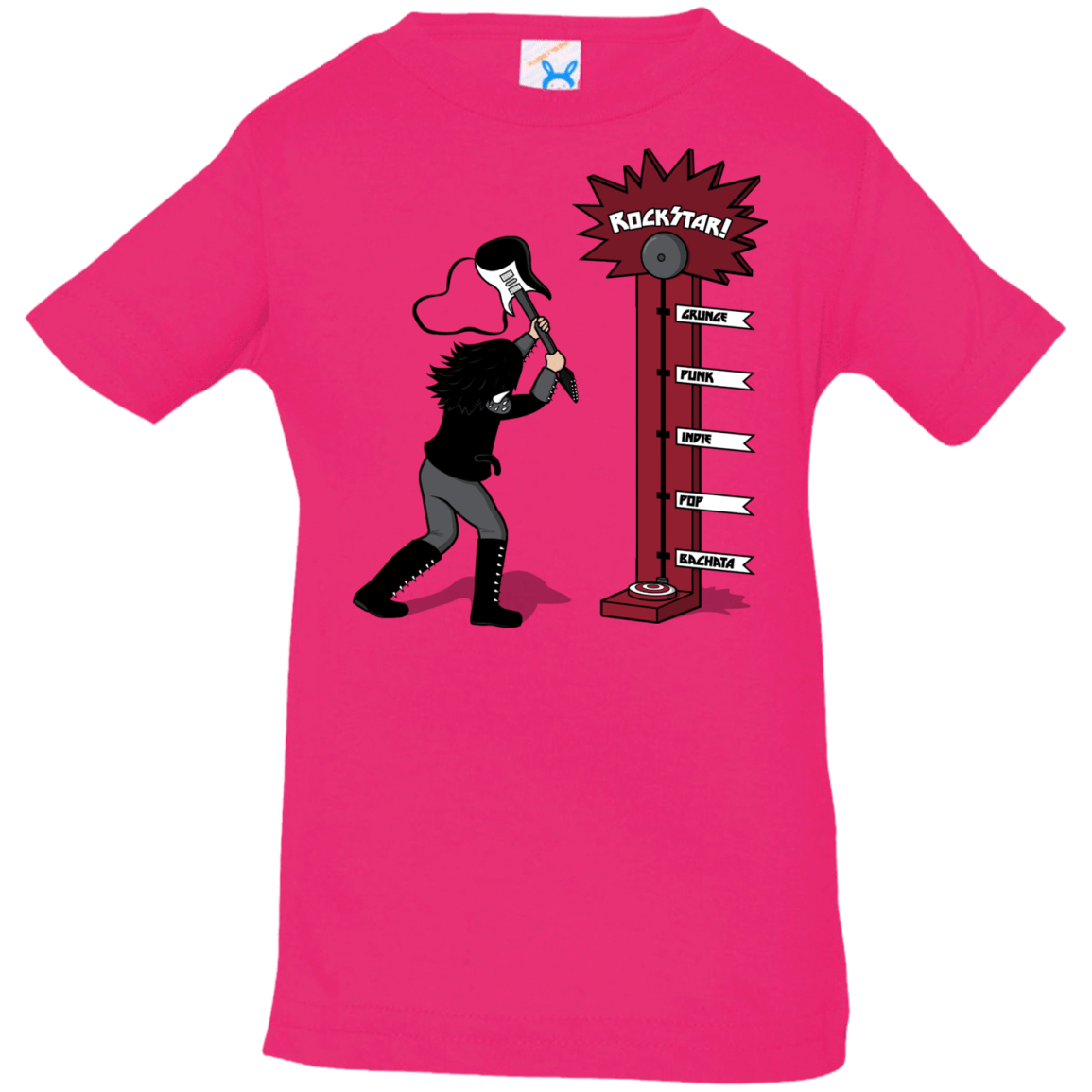 T-Shirts Hot Pink / 6 Months Rockstar Infant Premium T-Shirt