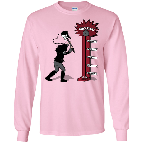 T-Shirts Light Pink / S Rockstar Men's Long Sleeve T-Shirt