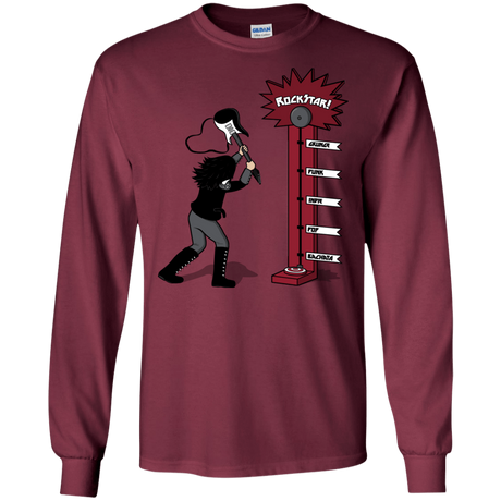 T-Shirts Maroon / S Rockstar Men's Long Sleeve T-Shirt