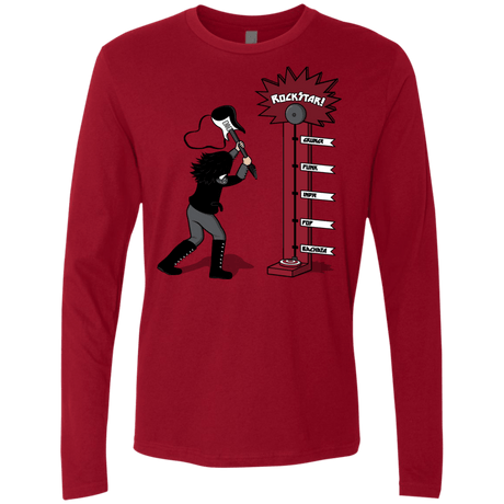 T-Shirts Cardinal / S Rockstar Men's Premium Long Sleeve