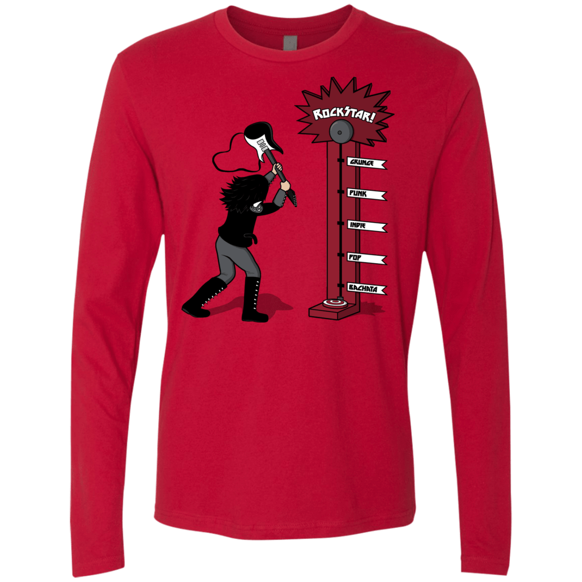 T-Shirts Red / S Rockstar Men's Premium Long Sleeve