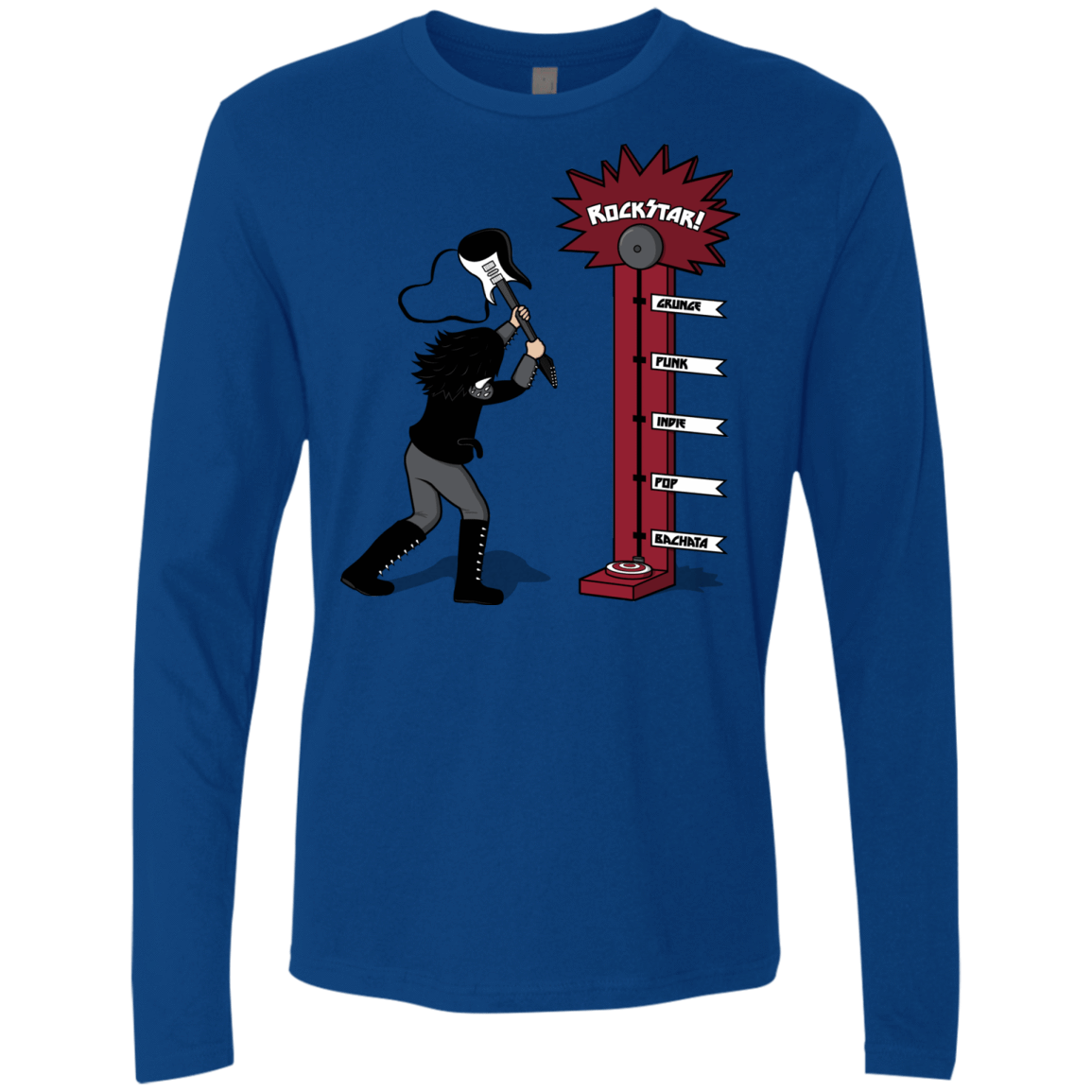 T-Shirts Royal / S Rockstar Men's Premium Long Sleeve