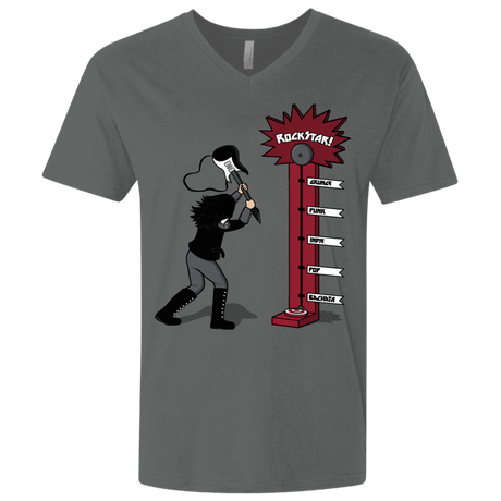 T-Shirts Heavy Metal / X-Small Rockstar Men's Premium V-Neck