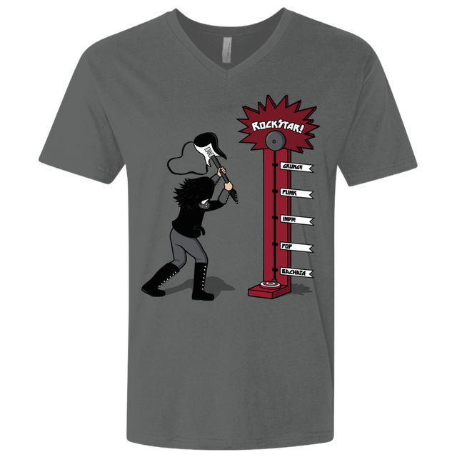 T-Shirts Heavy Metal / X-Small Rockstar Men's Premium V-Neck