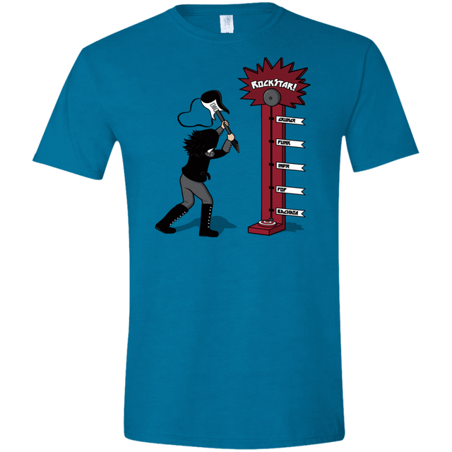 T-Shirts Antique Sapphire / S Rockstar Men's Semi-Fitted Softstyle