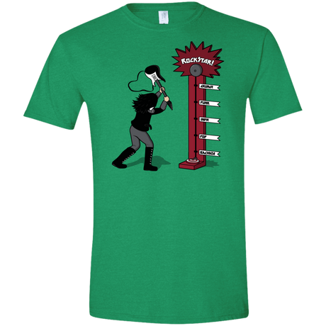 T-Shirts Heather Irish Green / S Rockstar Men's Semi-Fitted Softstyle