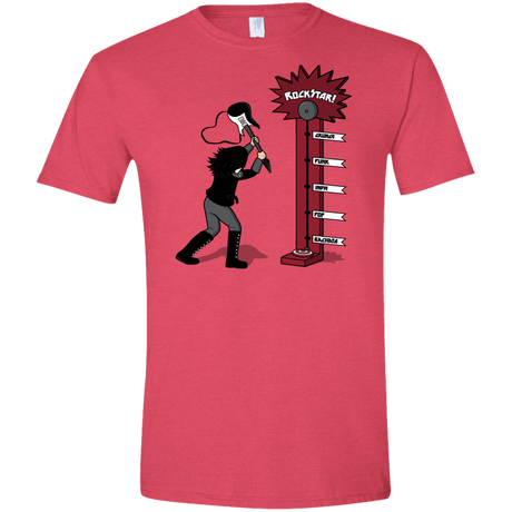 T-Shirts Heather Red / S Rockstar Men's Semi-Fitted Softstyle
