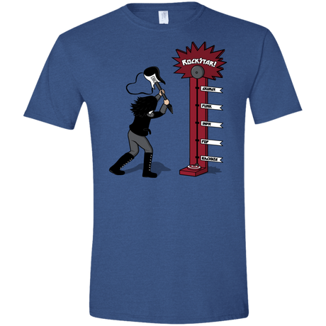 T-Shirts Heather Royal / X-Small Rockstar Men's Semi-Fitted Softstyle